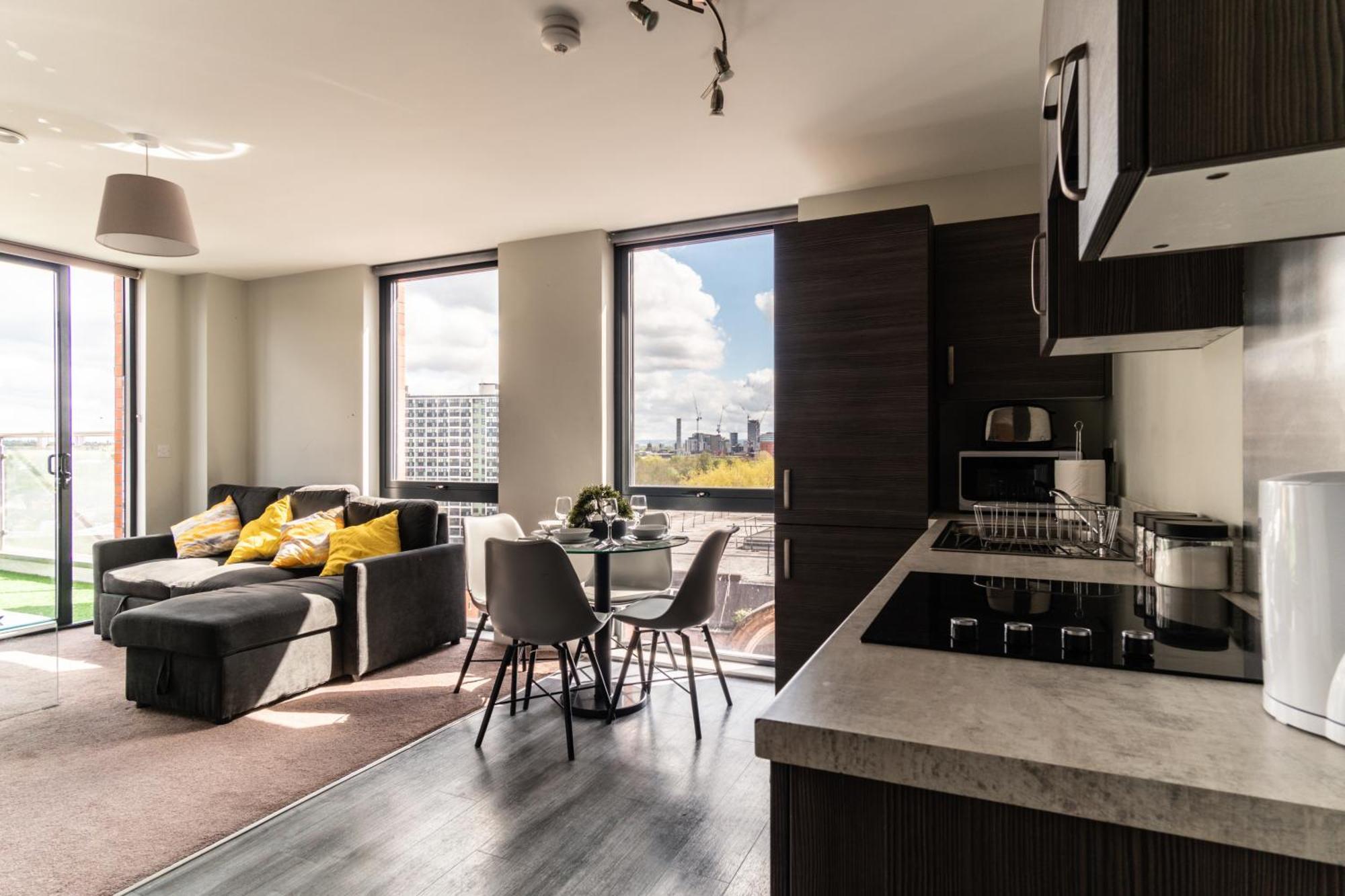 Prime Location 1 Bed Penthouse Apartment Manchester Eksteriør bilde